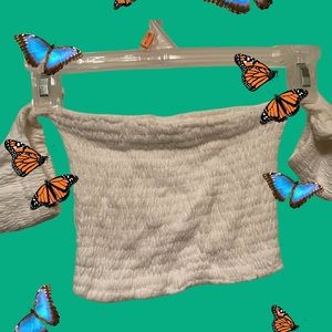 White Stretchy Bralette